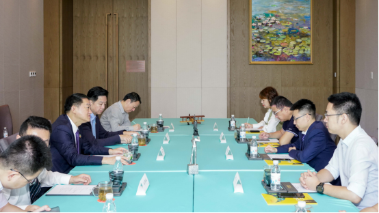 2019911161322406 省尊龙集团官网集团党委书记、董事长任丁与腾讯“王者庆幸”CTO邓君、腾讯大成网总裁郑亮座谈互换